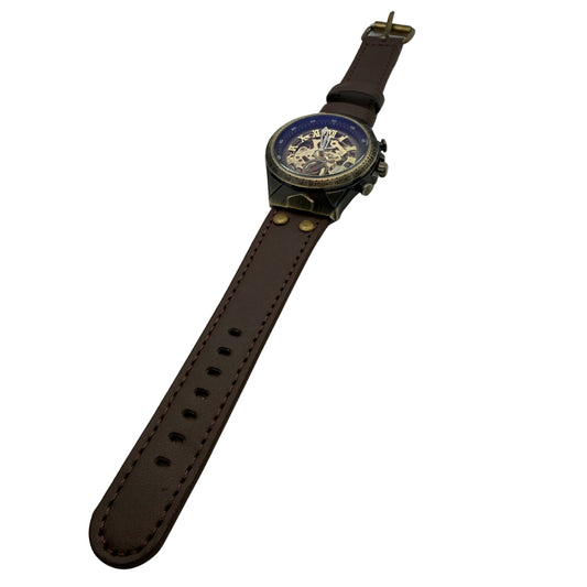 Whitmere Bronze Tone Watch - Brown Strap