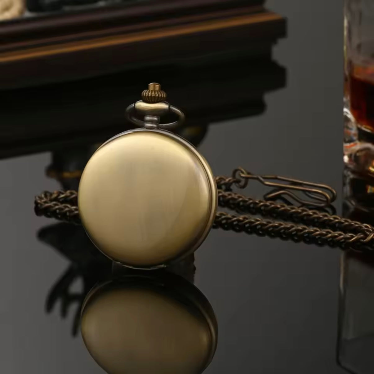 Bronze Mechanical Pocket Watch