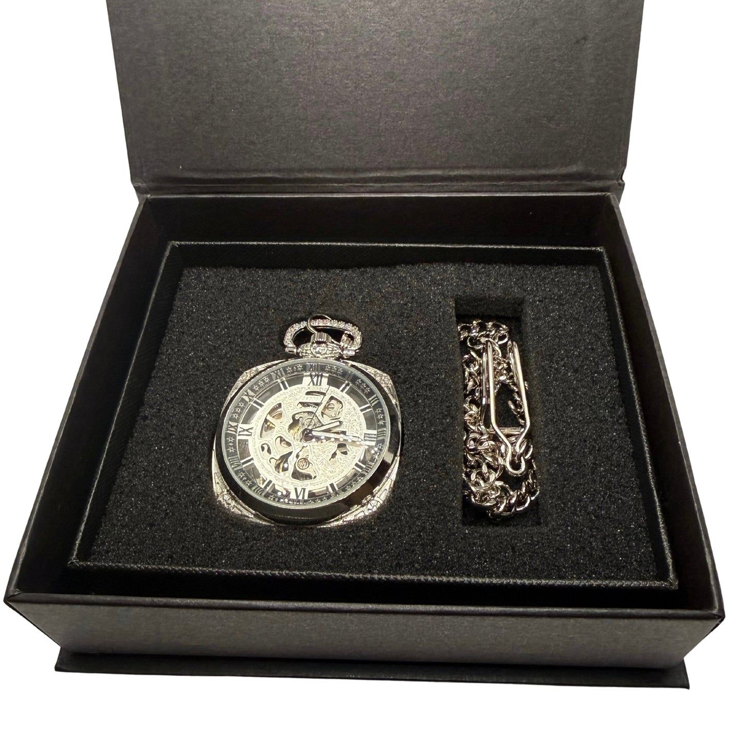 Brakenford Silver Tone Pocket Watch