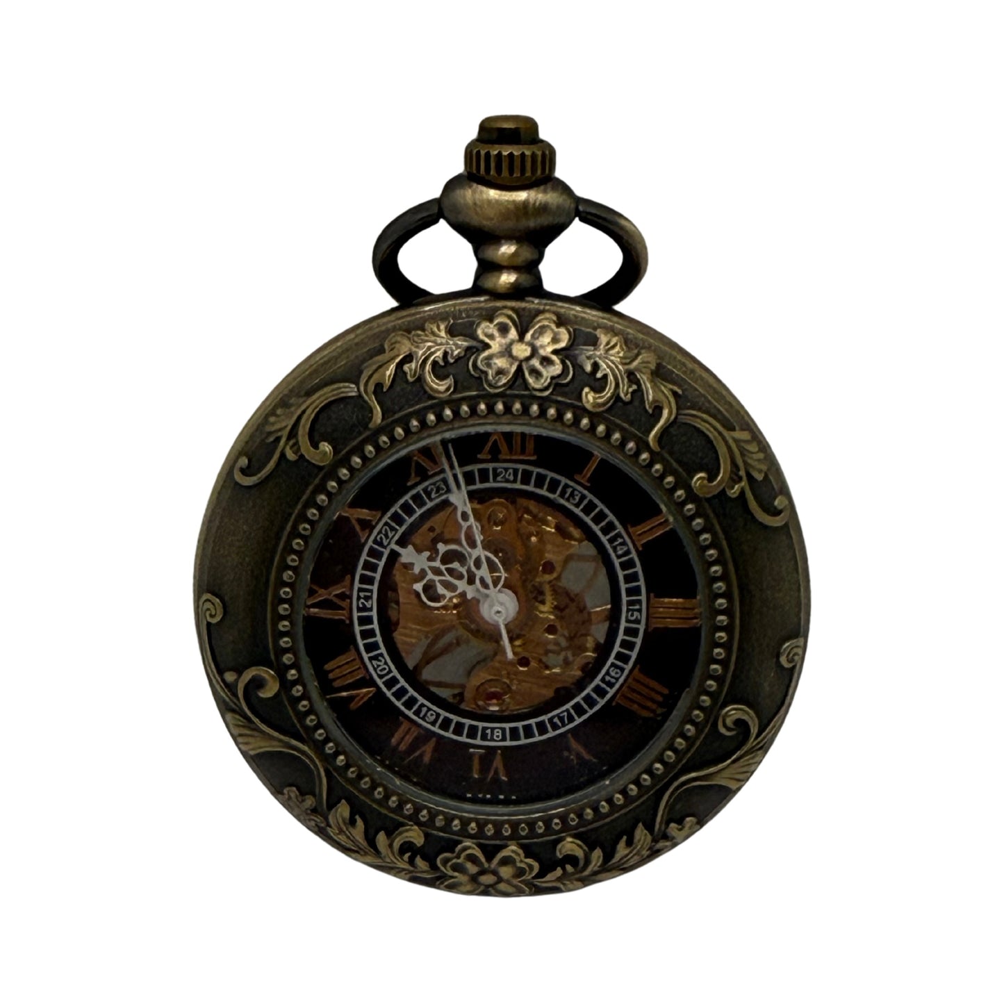 Langford Bronze Tone Pocket Watch