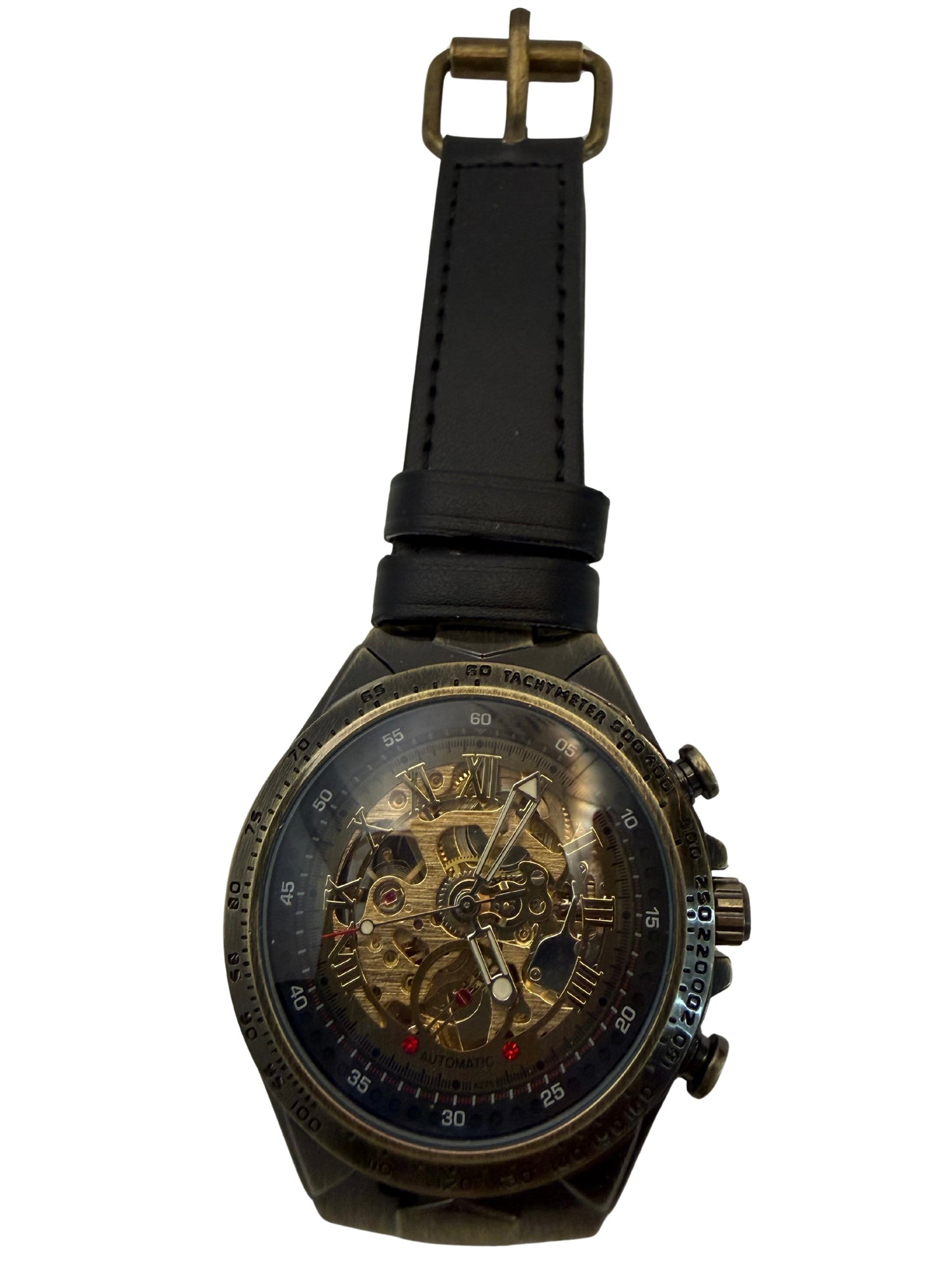 Whitmere Bronze Tone Watch - Black Strap