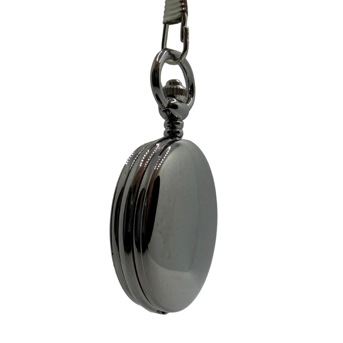Ashcroft Silver Tone Pocket Watch
