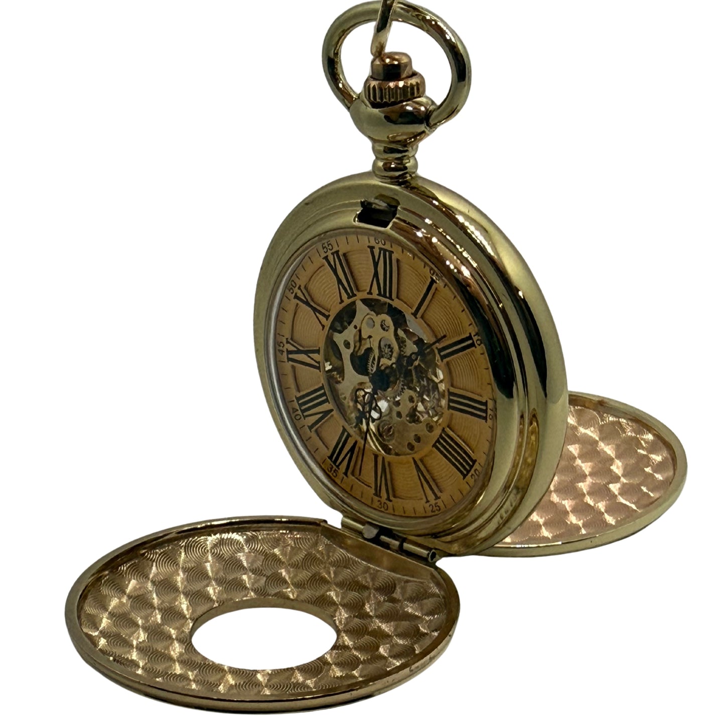 Hollingmere Gold Tone Pocket Watch