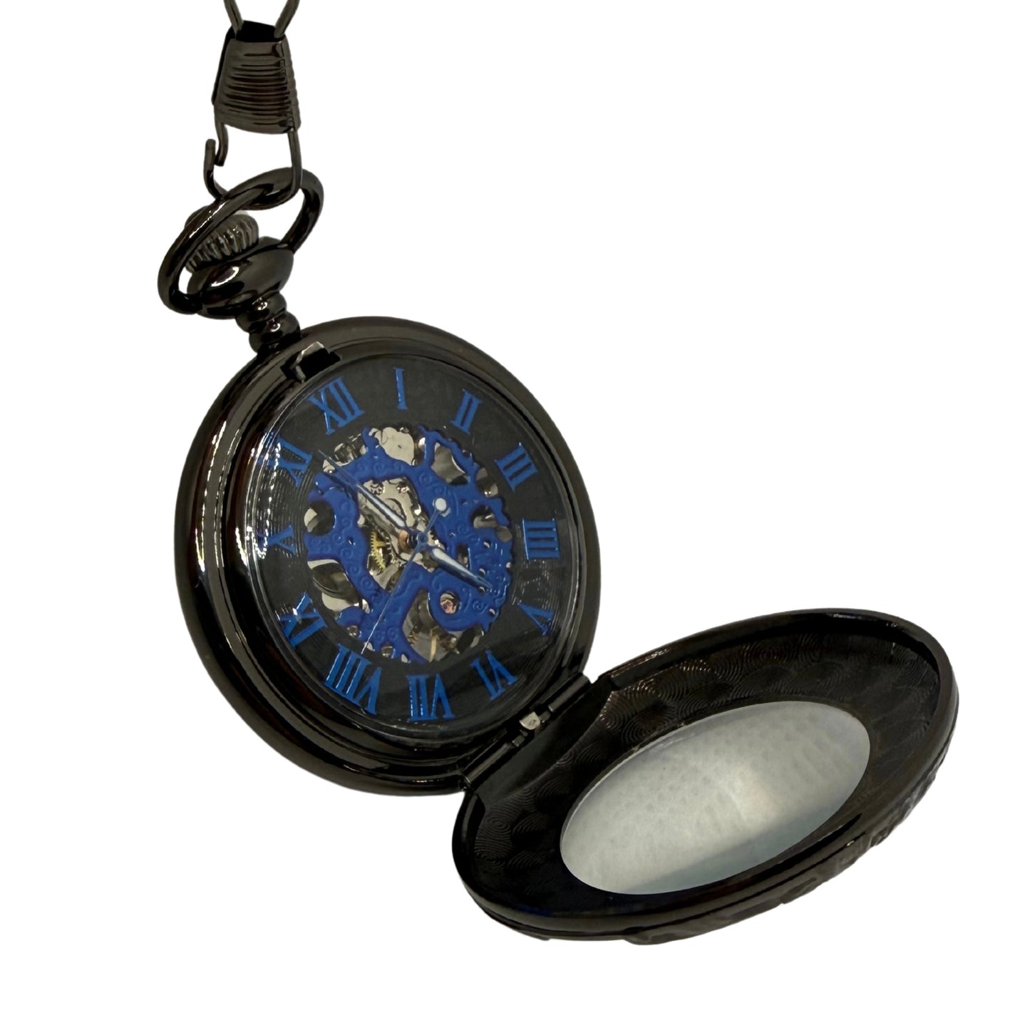 Langford Black Pocket Watch
