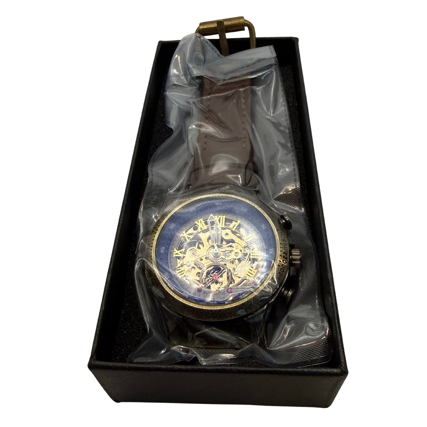Whitmere Bronze Tone Watch - Brown Strap