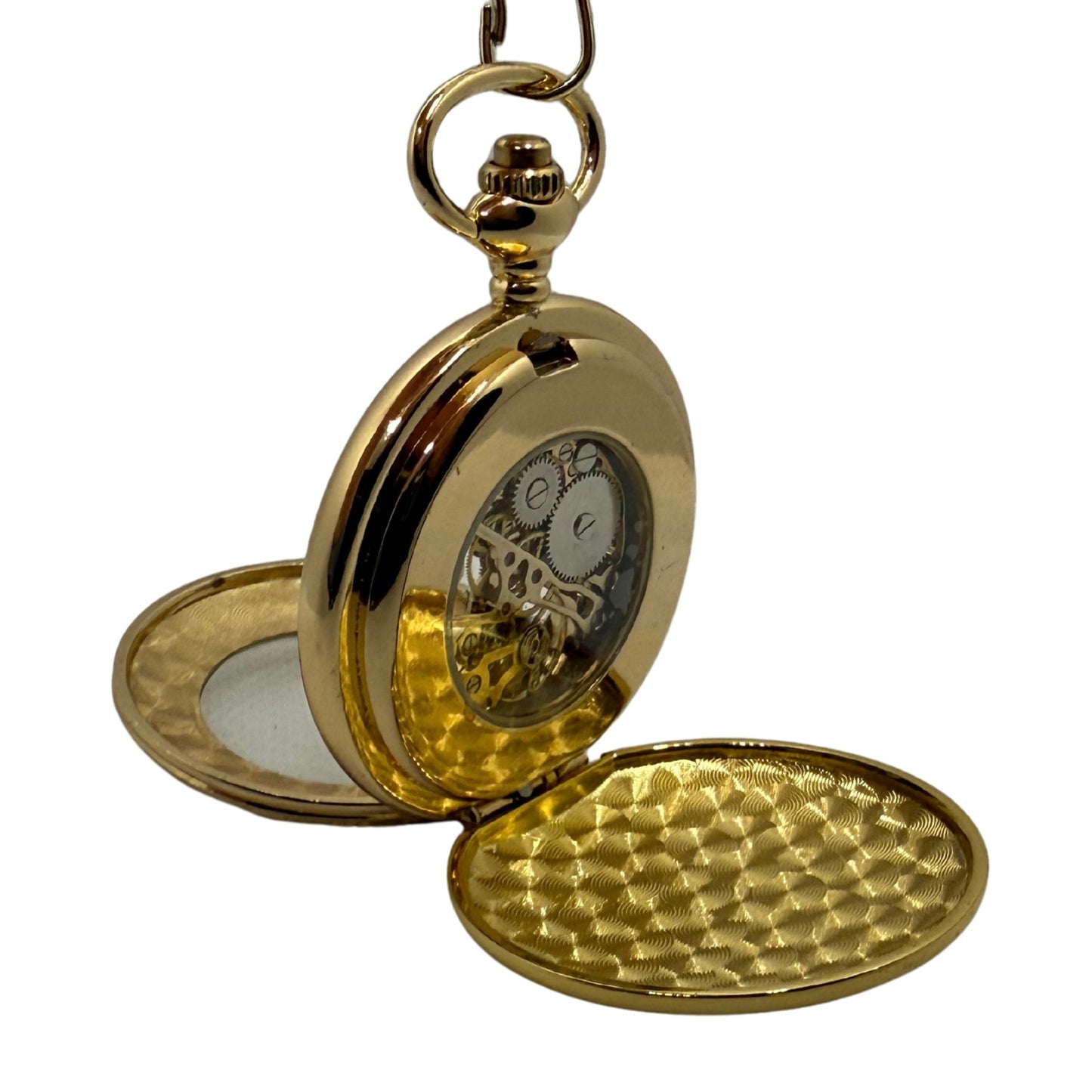 Langmere Gold Tone Pocket Watch