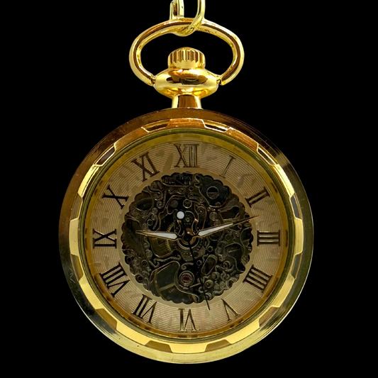 Hawkwick Gold Tone Pocket Watch
