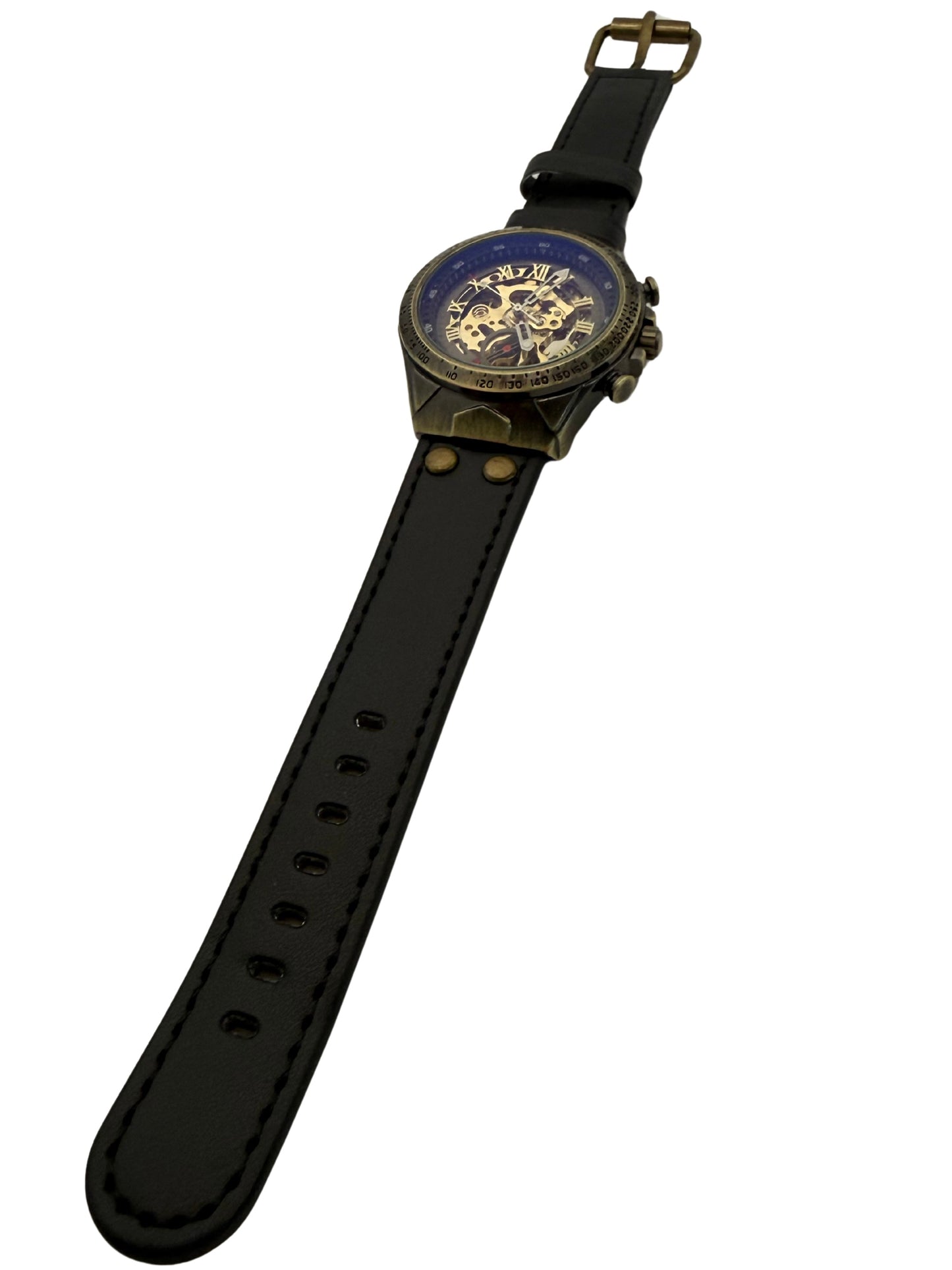 Whitmere Bronze Tone Watch - Black Strap