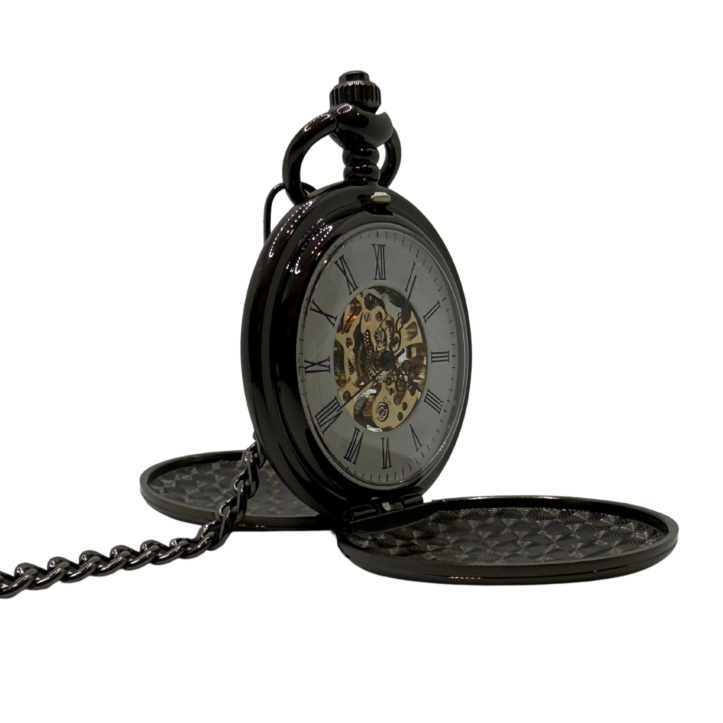Ashcroft Black Pocket Watch