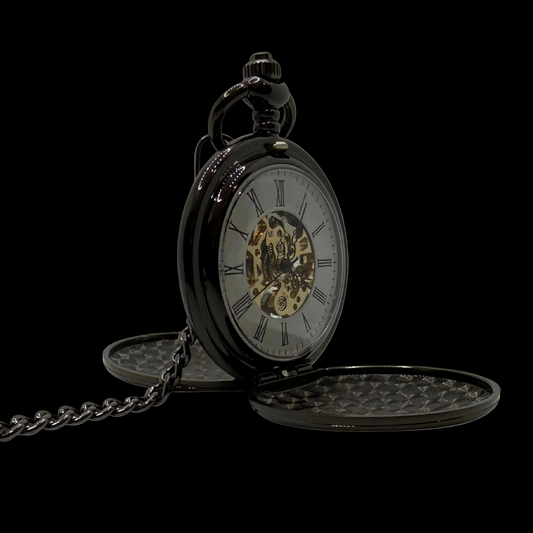 Ashcroft Black Pocket Watch