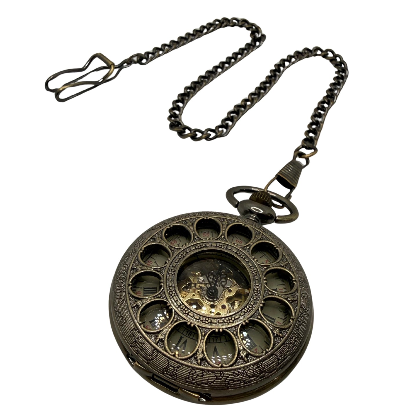 Caldermere Bronze Tone Pocket Watch