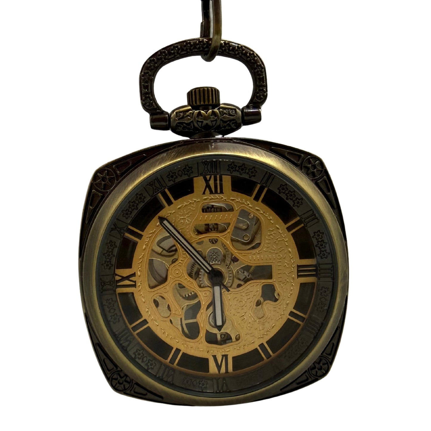 Brakenford Bronze Tone Pocket Watch