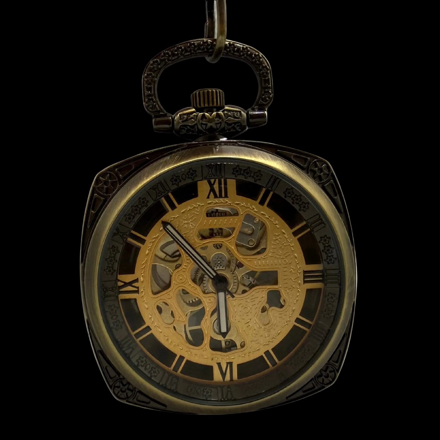Brakenford Bronze Tone Pocket Watch
