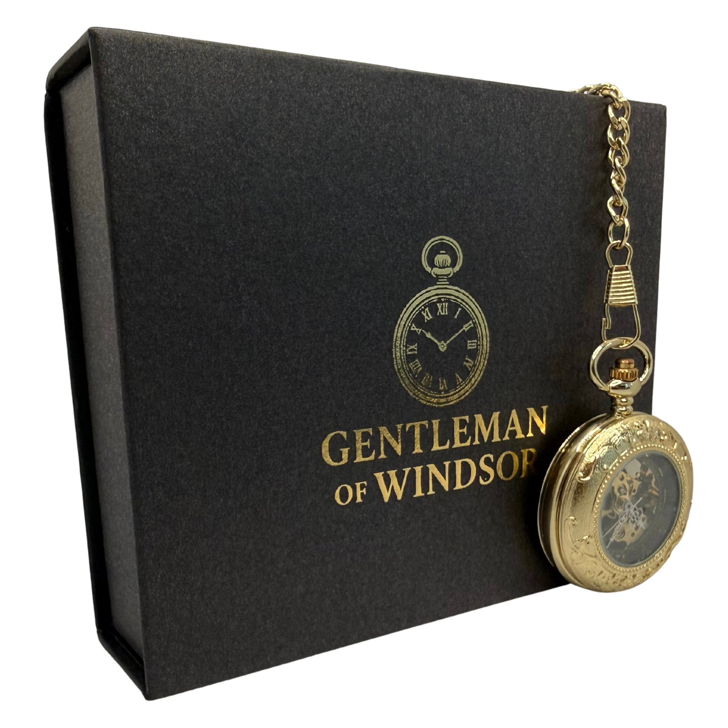 Langford Gold Tone Pocket Watch