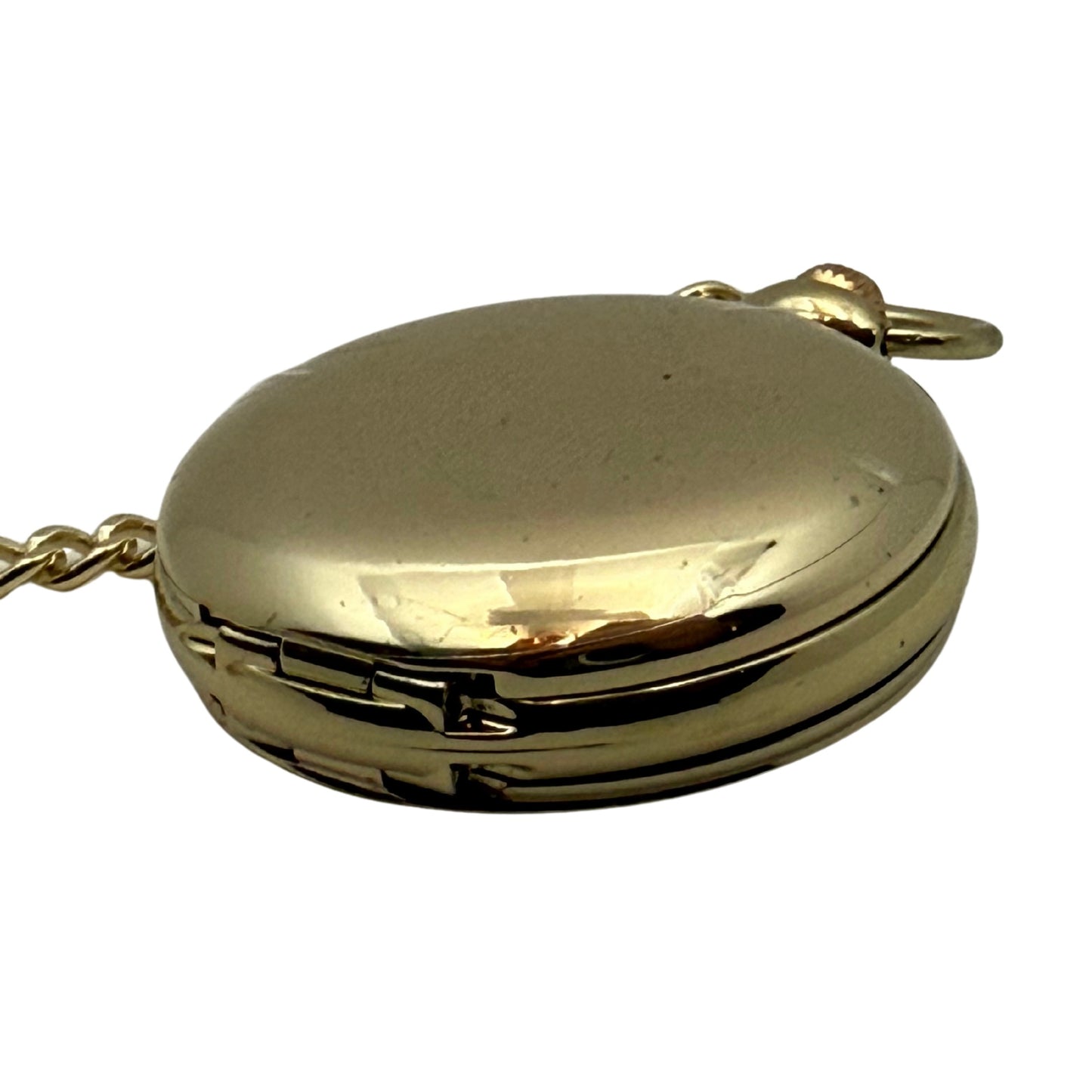 Hollingmere Gold Tone Pocket Watch