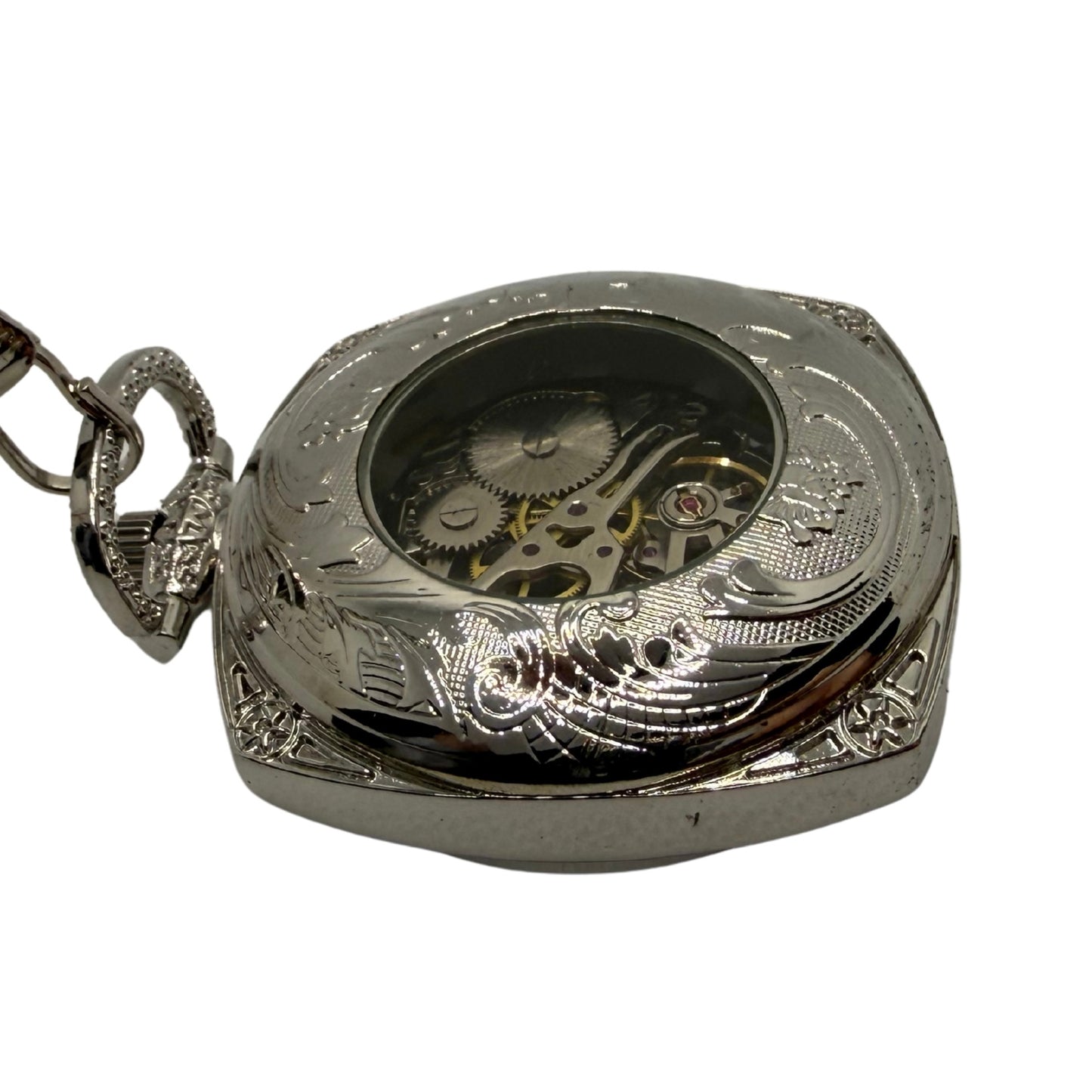 Brakenford Silver Tone Pocket Watch