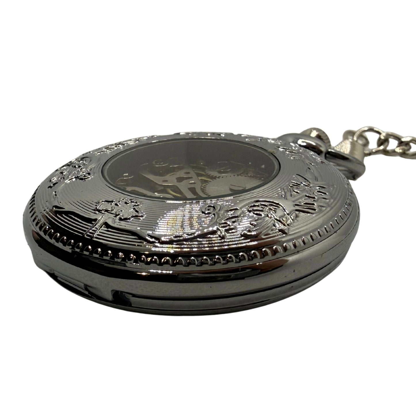 Caldermere Silver Tone Pocket Watch