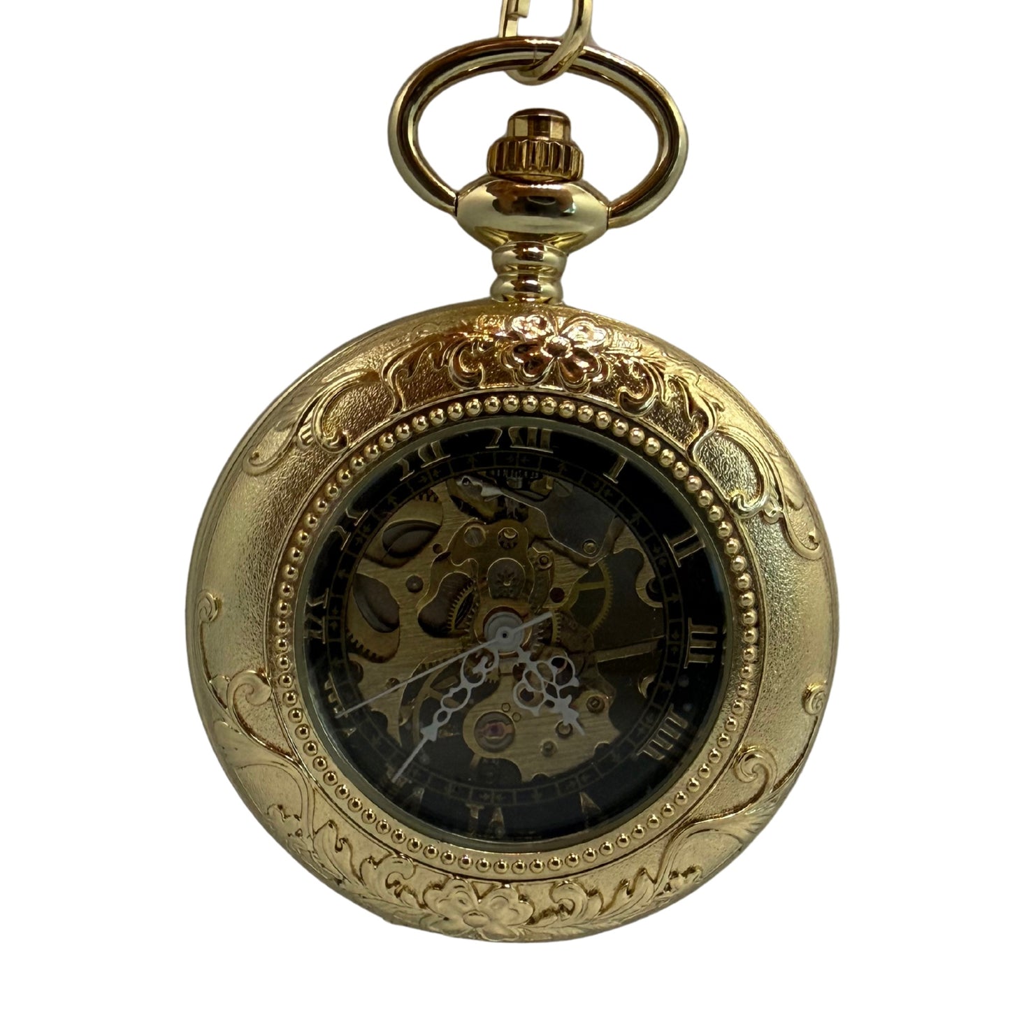 Langford Gold Tone Pocket Watch
