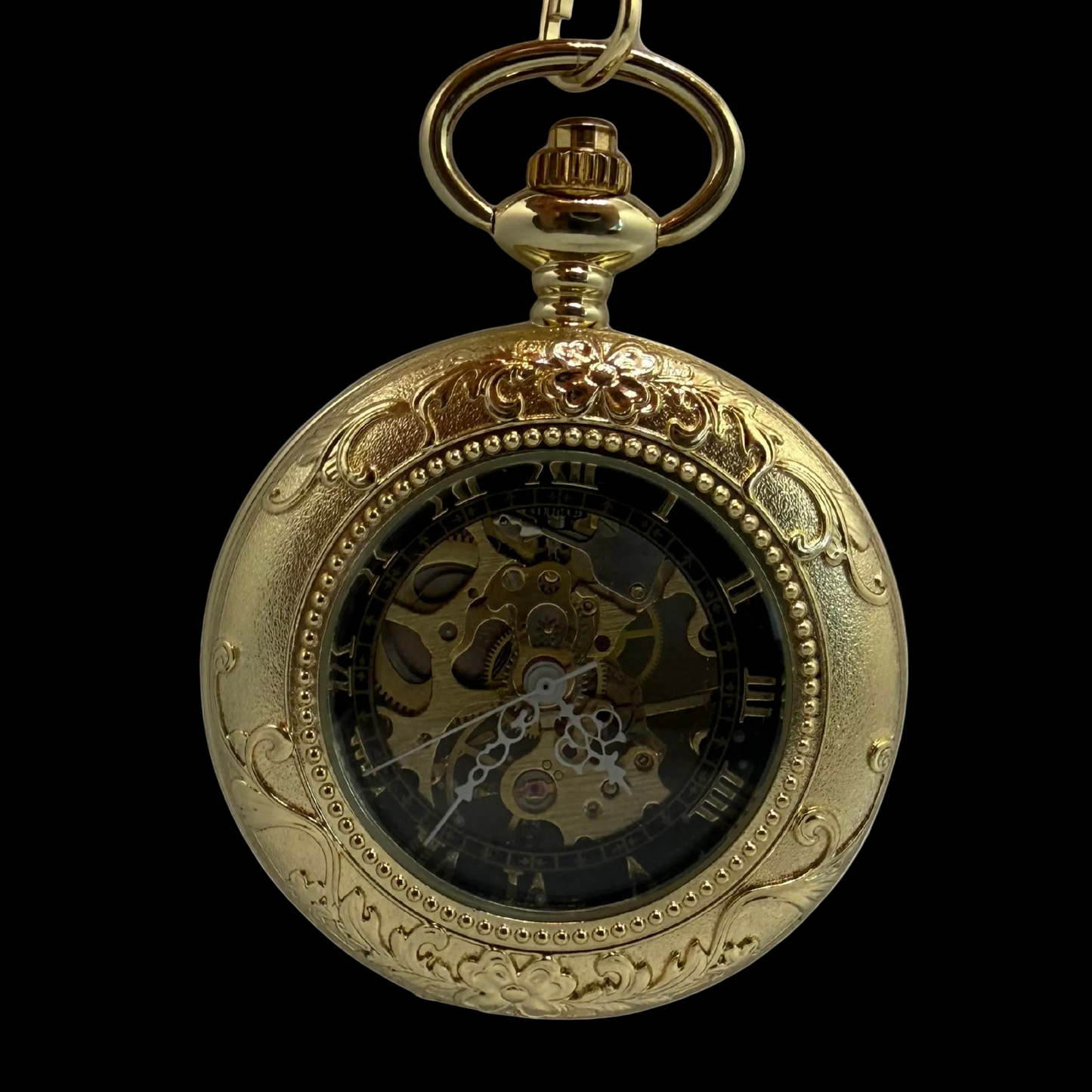 Langford Gold Tone Pocket Watch