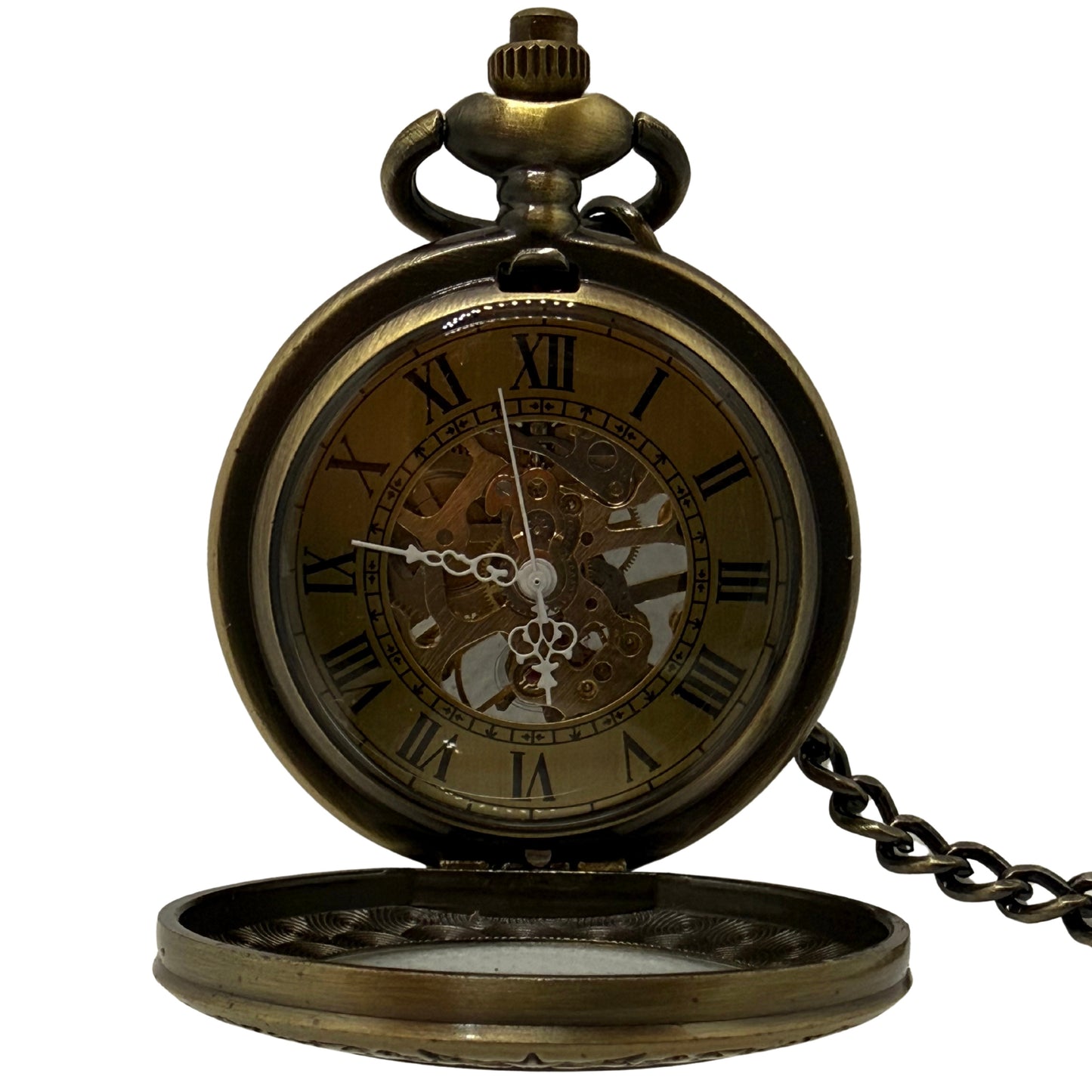 Elmswick Bronze Tone Pocket Watch