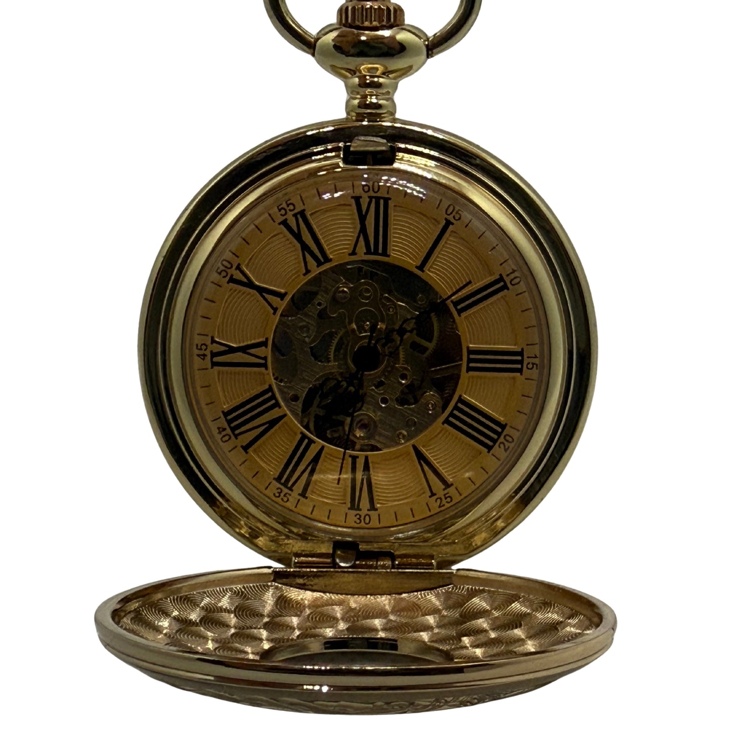 Hollingmere Gold Tone Pocket Watch