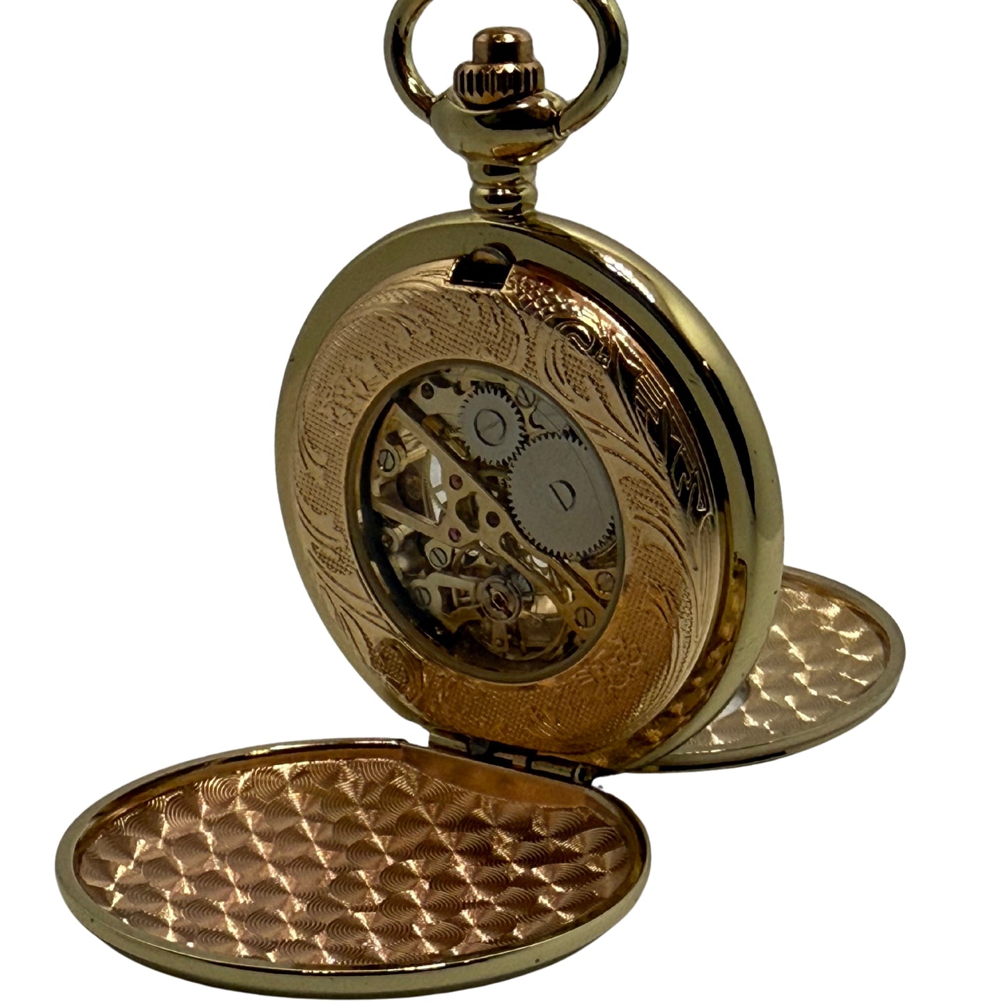Hollingmere Gold Tone Pocket Watch