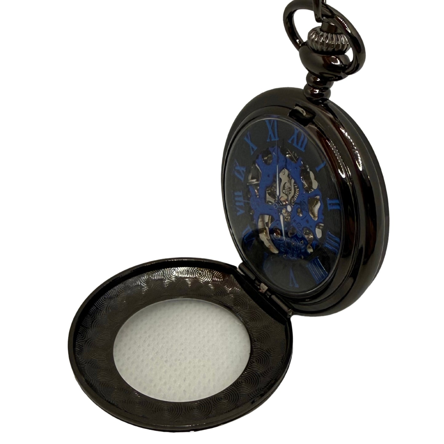 Langford Black Pocket Watch
