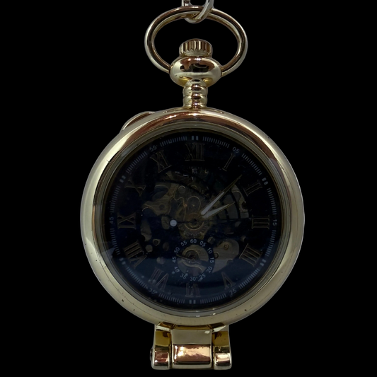 Hawthorne Gold Tone Pocket Watch
