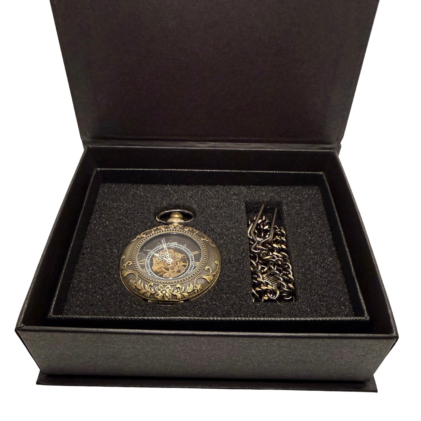 Langford Bronze Tone Pocket Watch