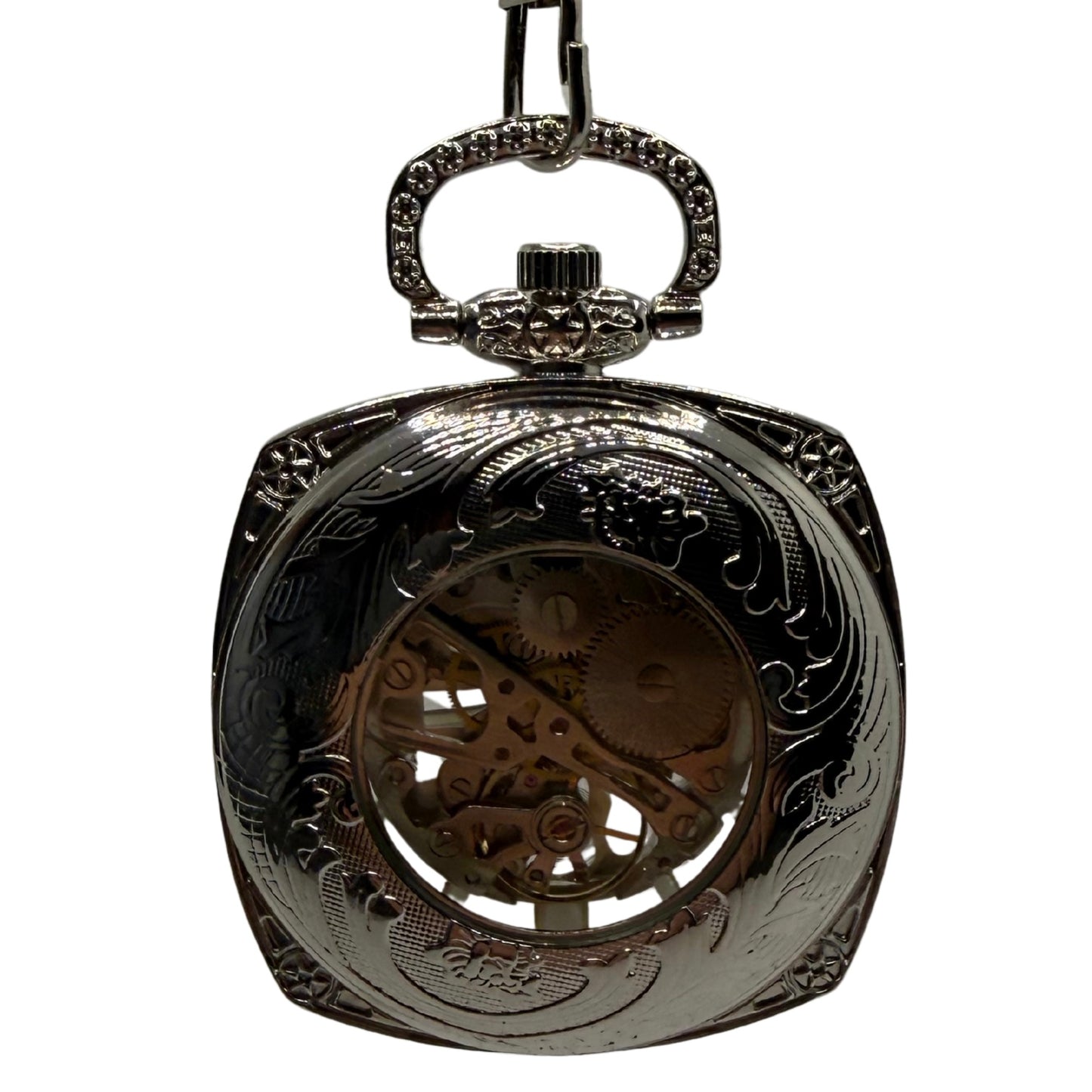 Brakenford Silver Tone Pocket Watch