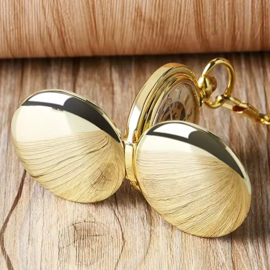 Gold Mechanical Pocket Watch