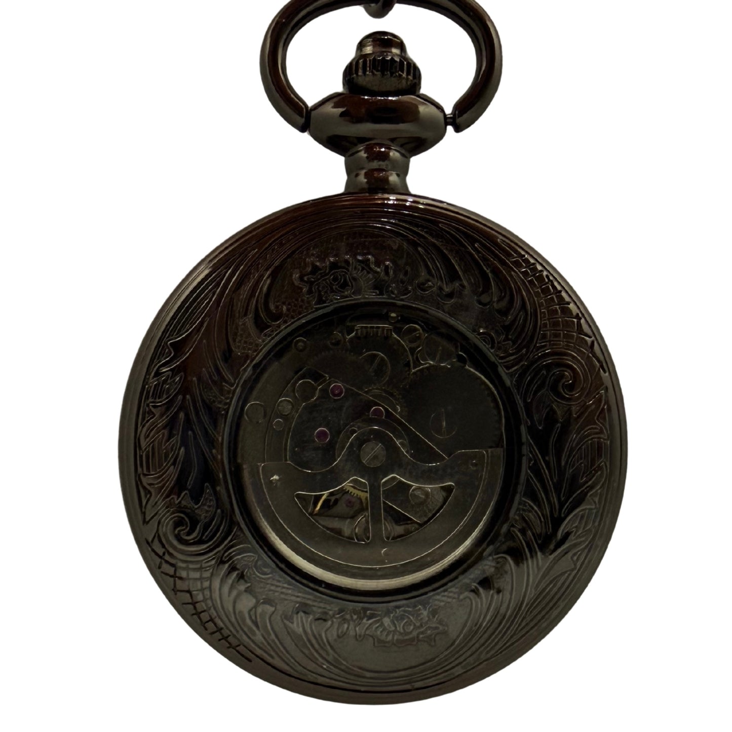 Hollingwick Black Pocket Watch