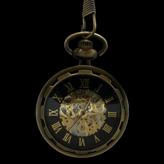 Hawkwick Bronze Tone Pocket Watch