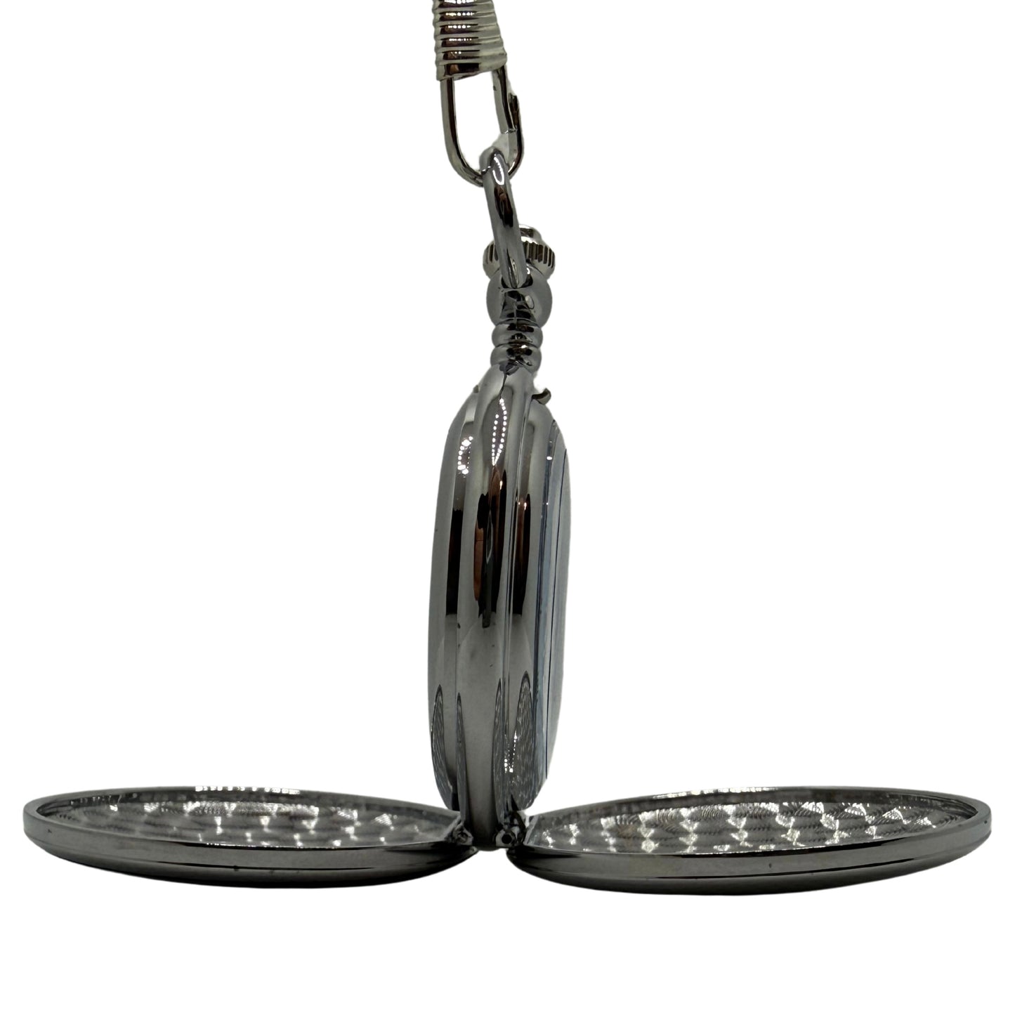 Ashcroft Silver Tone Pocket Watch