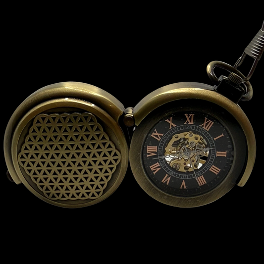 Harrowmere Bronze Tone Pocket Watch