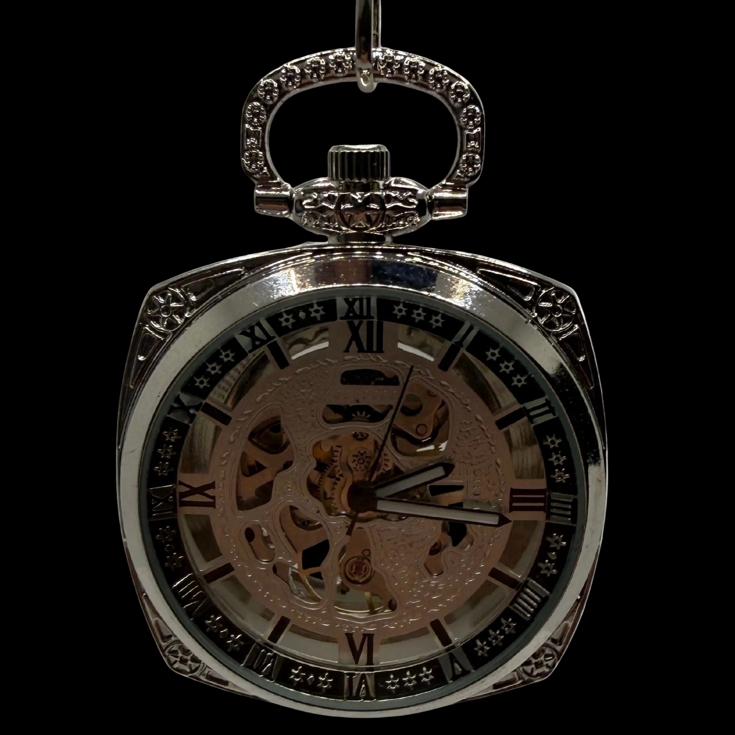Brakenford Silver Tone Pocket Watch
