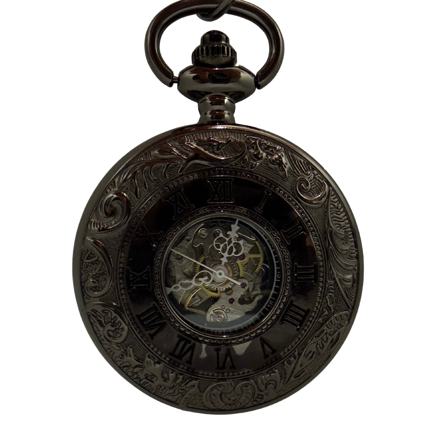 Hollingwick Black Pocket Watch