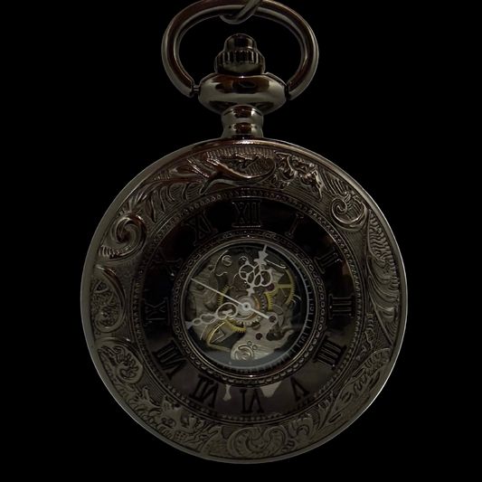 Hollingwick Black Pocket Watch