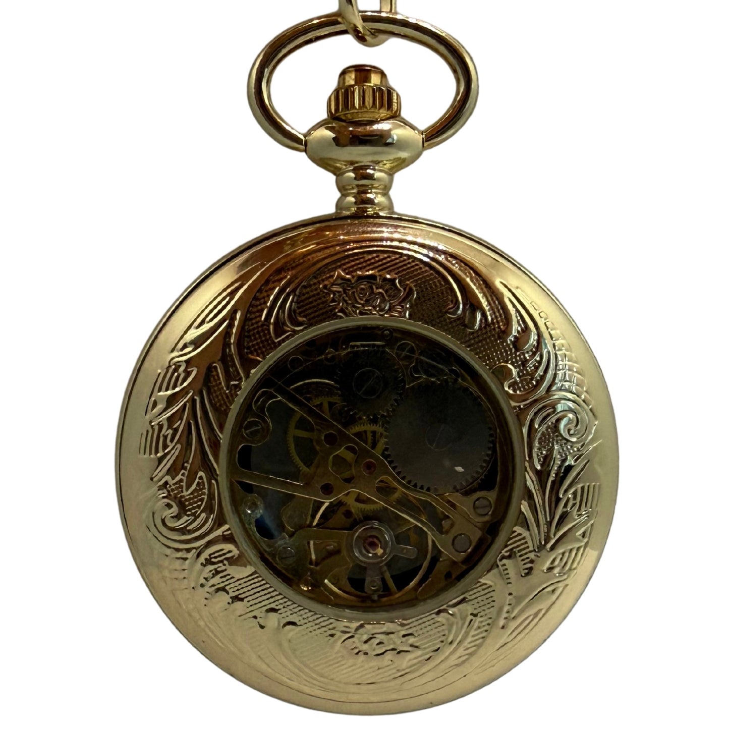 Langford Gold Tone Pocket Watch