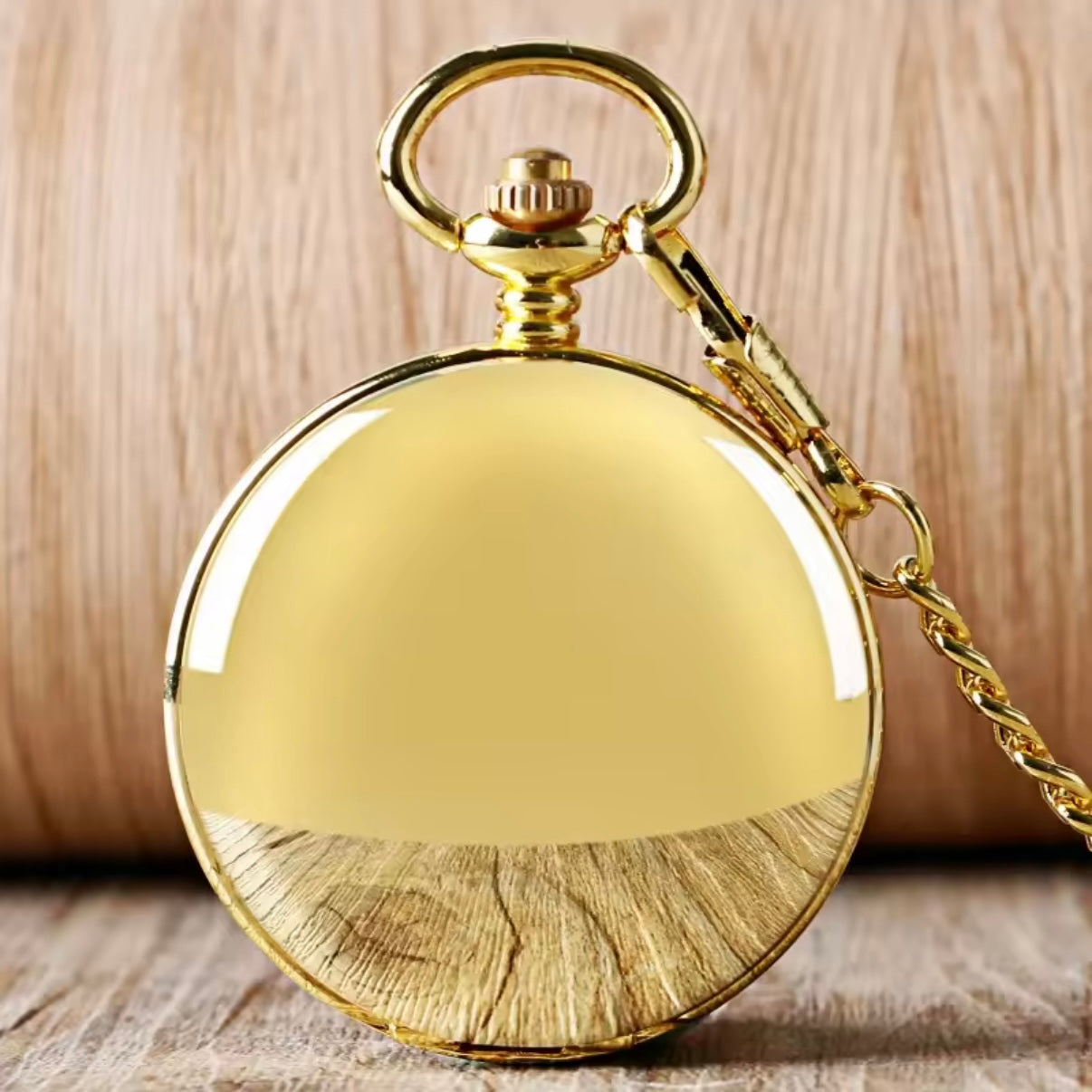 Gold Mechanical Pocket Watch