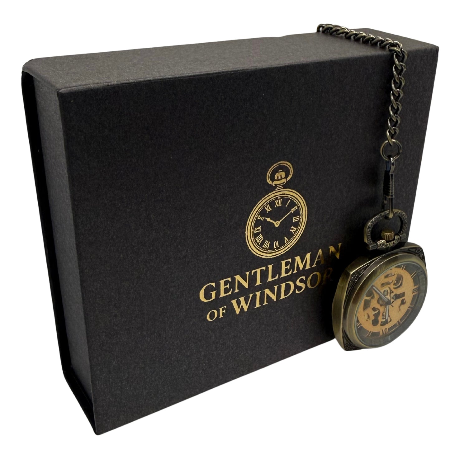 Brakenford Bronze Tone Pocket Watch