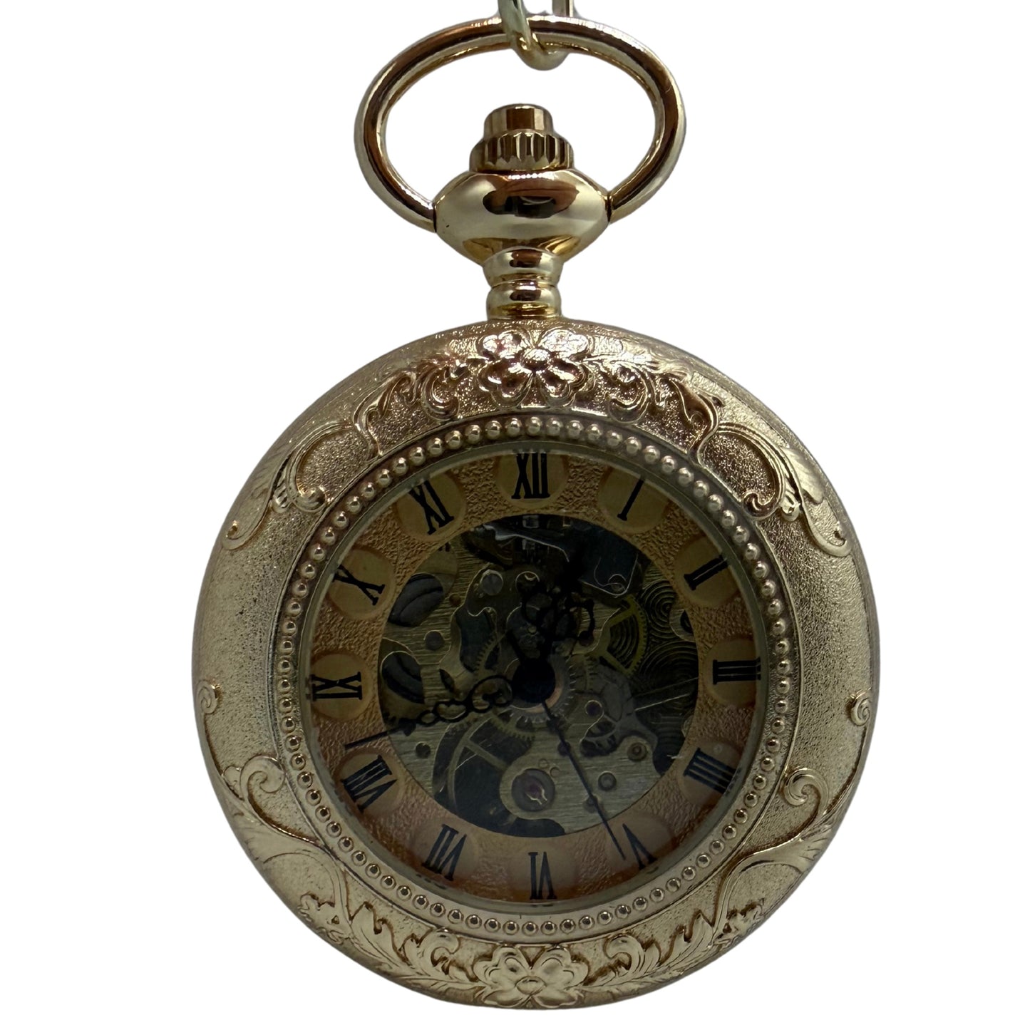 Langmere Gold Tone Pocket Watch