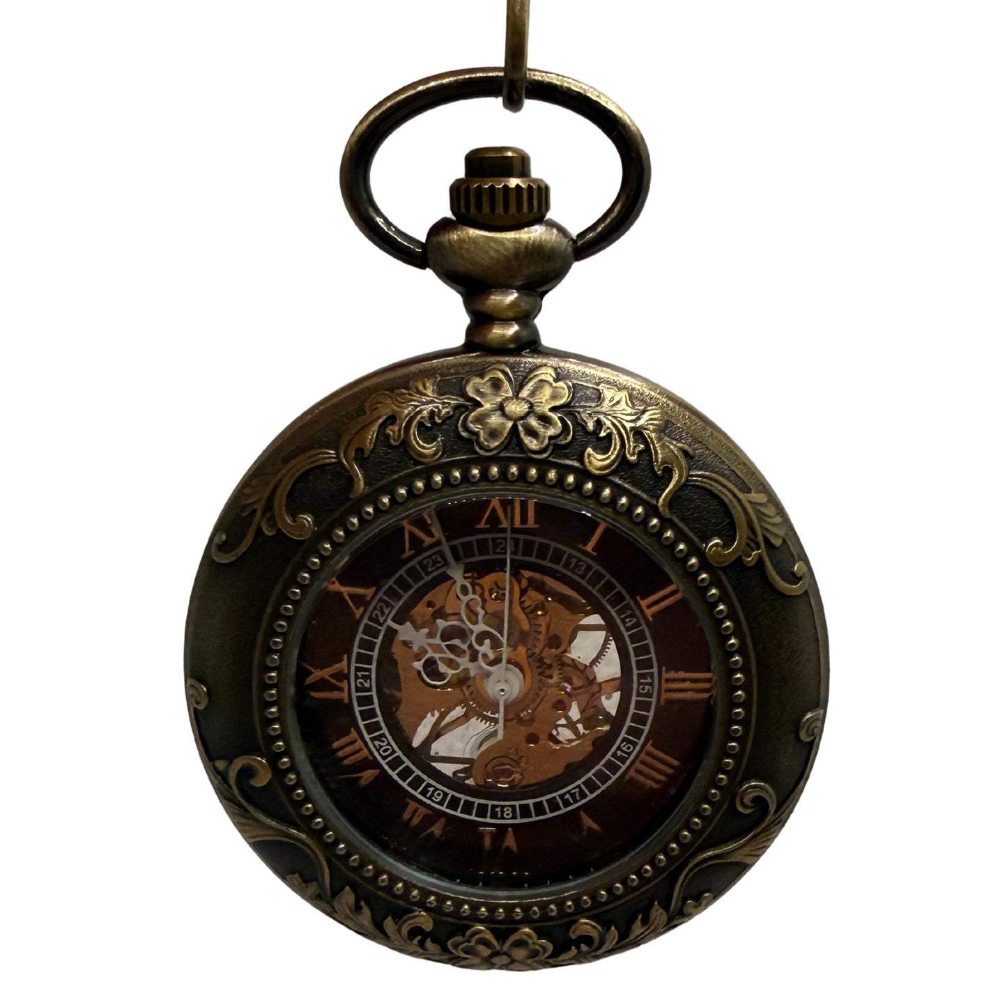 Langford Bronze Tone Pocket Watch