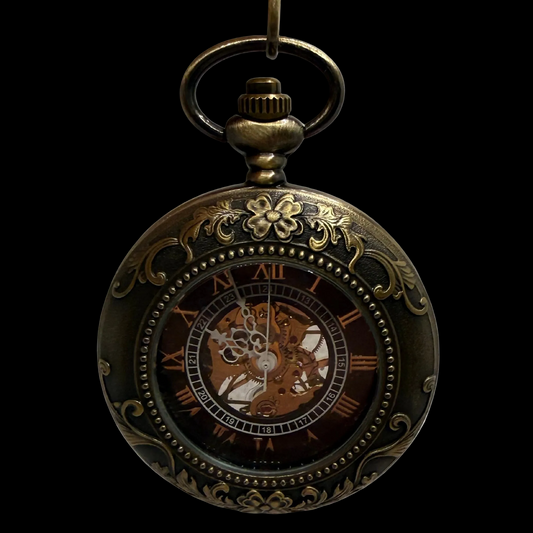 Langford Bronze Tone Pocket Watch