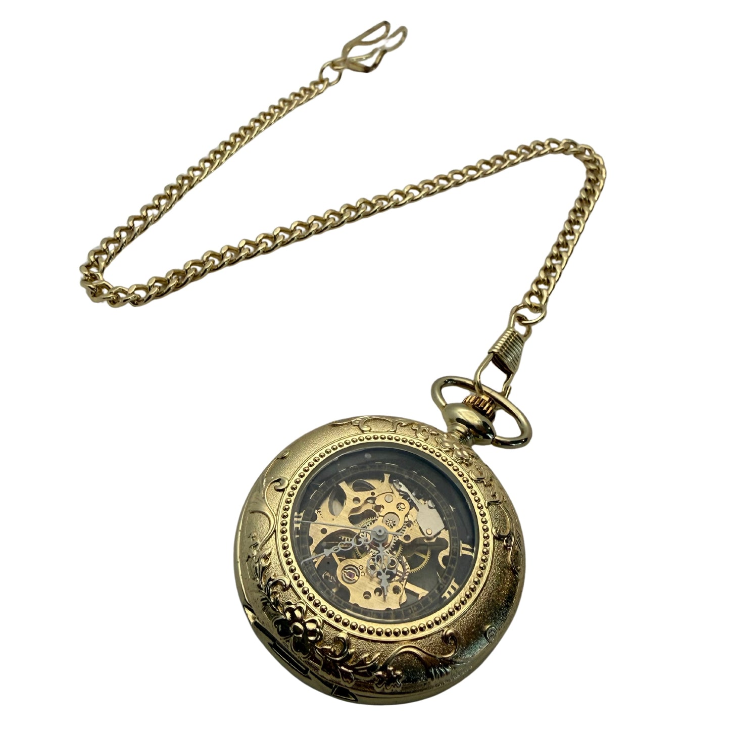 Langford Gold Tone Pocket Watch
