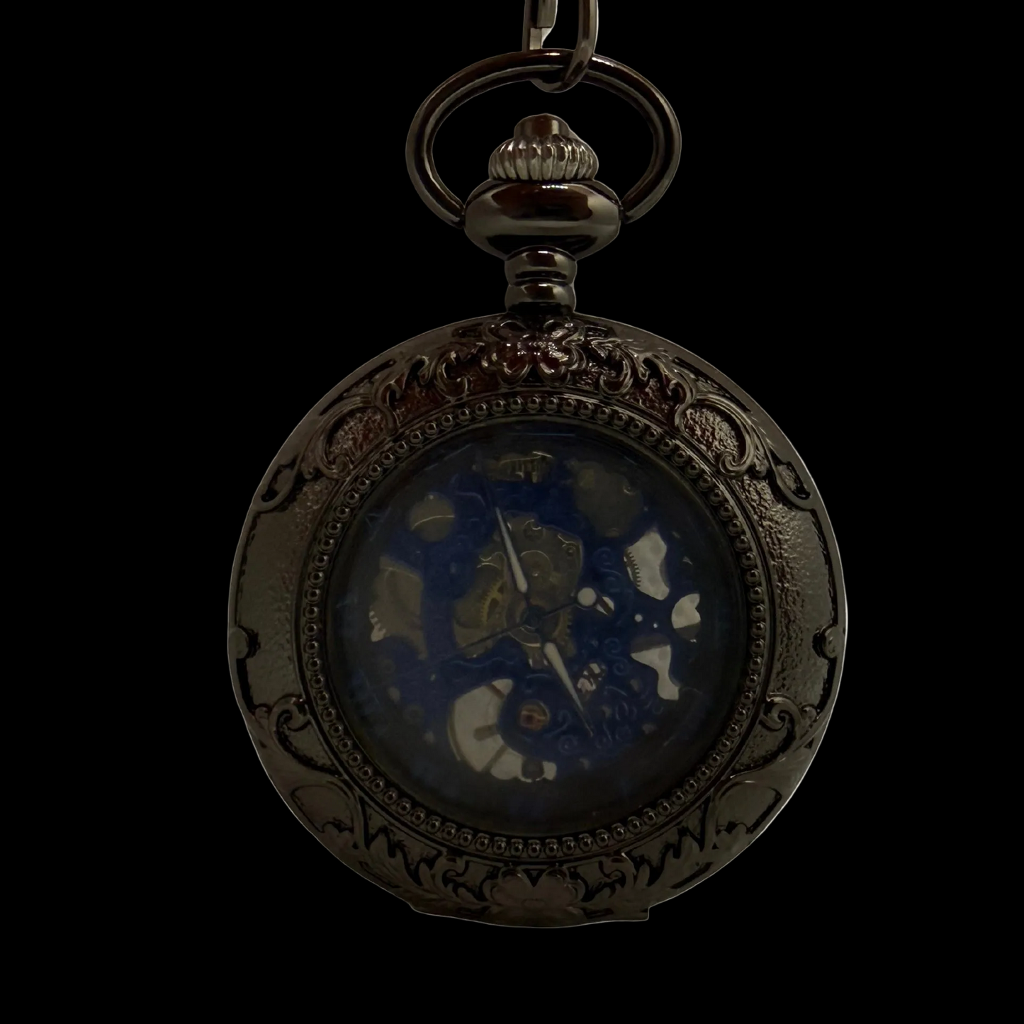 Langford Black Pocket Watch