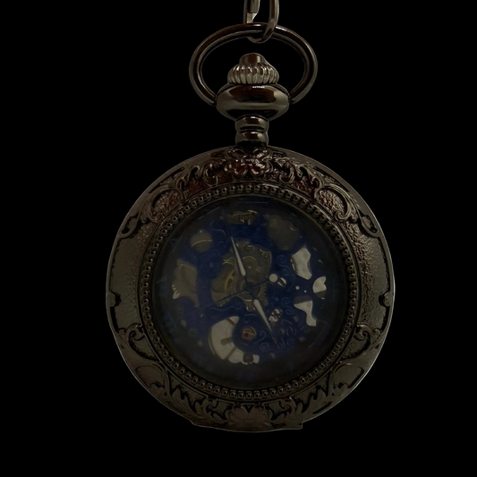 Langford Black Pocket Watch