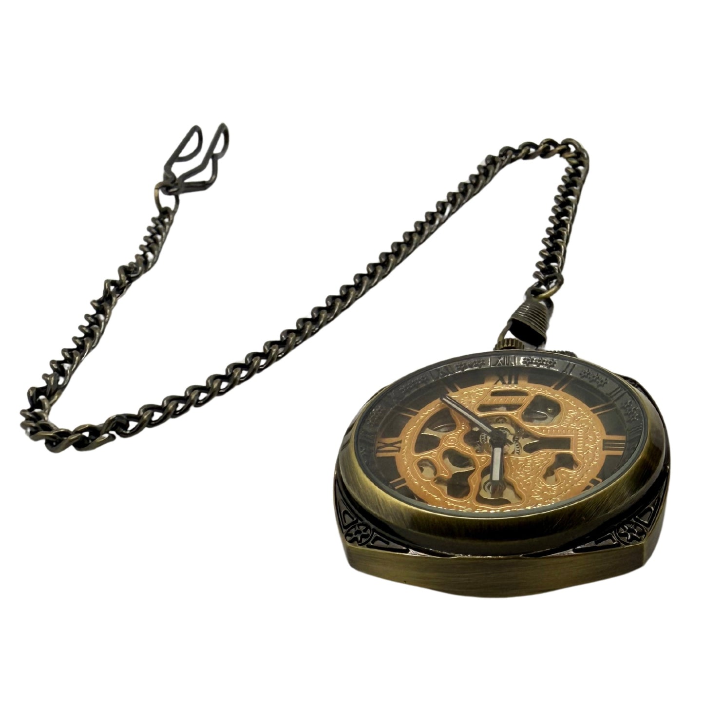 Brakenford Bronze Tone Pocket Watch