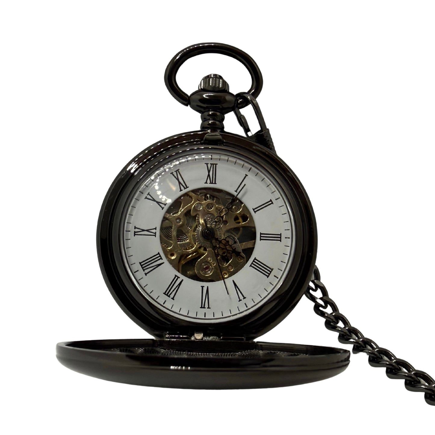 Ashcroft Black Pocket Watch
